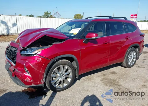 2023 Toyota Highlander Hybrid Limited из США, поврежденный, VIN 5TDYARAH1PS018359